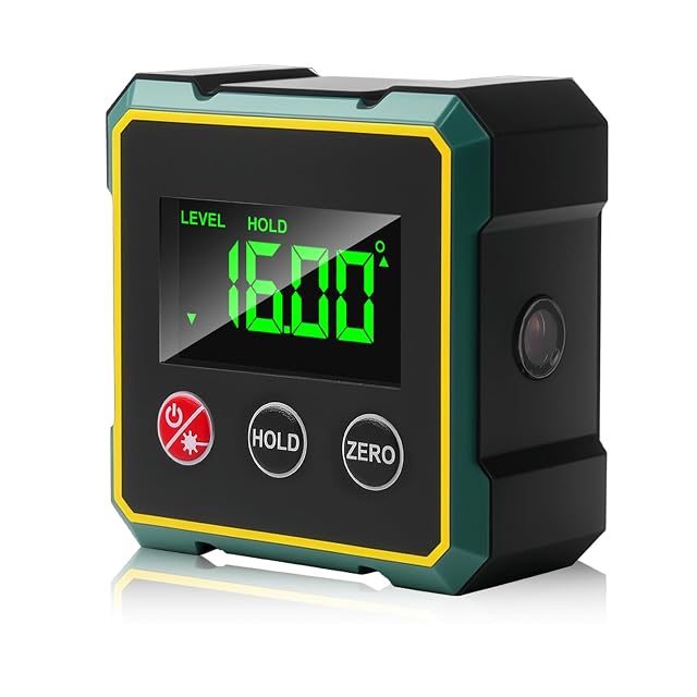 Goniometro digitale WIYETY con il suo display LCD e i due emettitori laser