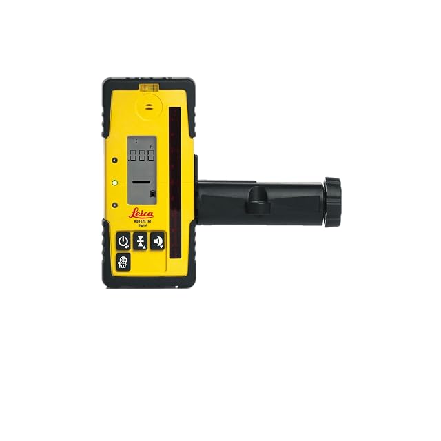 Ricevitore laser Leica Rod Eye 160 montato su una stadia